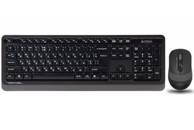 Комплект (клавіатура, миша) бездротовий A4Tech FG1010 Black/Grey USB FG1010 (Grey) фото