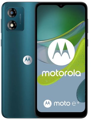 Смартфон Motorola Moto E13 2/64GB Dual Sim Aurora Green (PAXT0035RS) PAXT0035RS фото
