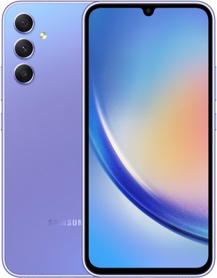 Смартфон Samsung Galaxy A34 SM-A346E 8/256GB Dual Sim Light Violet (SM-A346ELVESEK) SM-A346ELVESEK фото