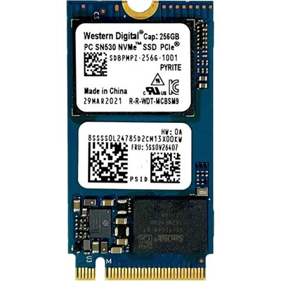 Накопичувач SSD 256GB WD PC SN530 M.2 2242 PCIe 3.0 x4 NVMe TLC (SDBPMPZ-256G) SDBPMPZ-256G фото