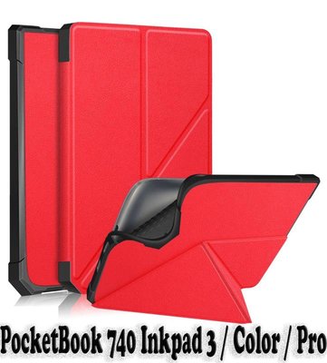 Чохол-книжка BeCover Ultra Slim Origami для PocketBook 740 Inkpad 3/Color/Pro Red (707457) 707457 фото