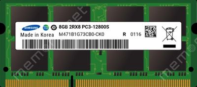 Модуль пам`ятi SO-DIMM 8GB/1600 DDR3 Samsung (M471B1G73CB0-CK0) M471B1G73CB0-CK0 фото