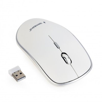 Миша бездротова Gembird MUSW-4B-01-W White USB MUSW-4B-01-W фото