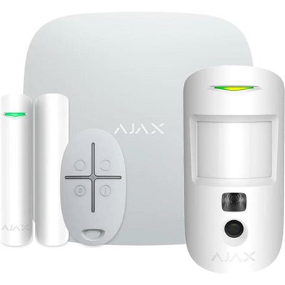 Комплект охранной сигнализации Ajax StarterKit Cam White (16583.42.WH1/20293.58.WH1/25468.58.WH1) 25468.58.WH1 фото