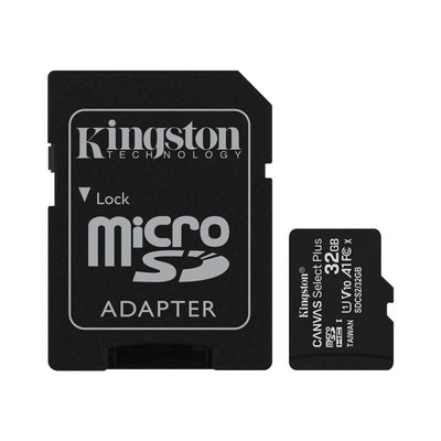 Карта пам`яті MicroSDHC 32GB UHS-I Class 10 Kingston Canvas Select Plus R100MB/s + SD-адаптер (SDCS2/32GB) SDCS2/32GB фото