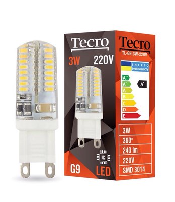 Лампа світлодіодна Tecro 3W G9 2700K (TL-G9-3W-220V) TL-G9-3W-220V 2700K фото