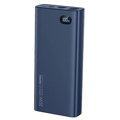 Універсальна мобільна батарея Remax RPP-292 Gallop 20000mAh Blue (6954851200789) 6954851200789 фото