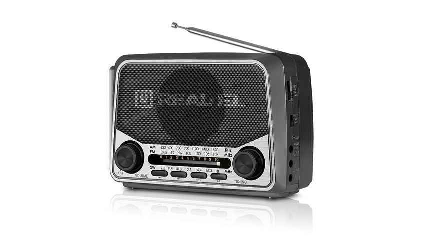 Радіоприймач REAL-EL X-525 Grey EL121800004 фото