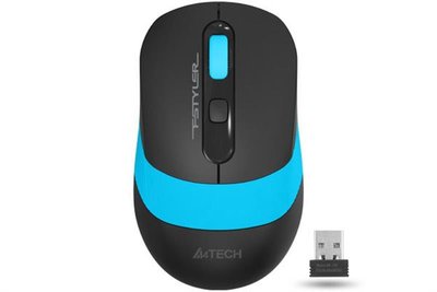 Миша бездротова A4Tech FG10 Black/Blue USB FG10 (Blue) фото