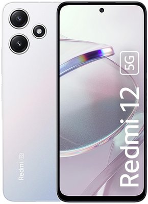 Смартфон Xiaomi Redmi 12 5G 4/128GB Dual Sim Moonstone Silver EU_ Redmi 12 5G 4/128GB Silver EU_ фото