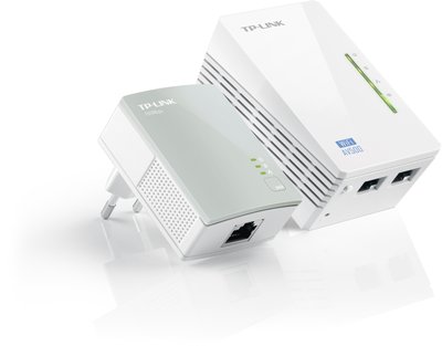 Комплект адаптерів для створення мережі Ethernet на основі електромережі TL-WPA4220KIT (500Mbps, Wifi) TL-WPA4220KIT фото