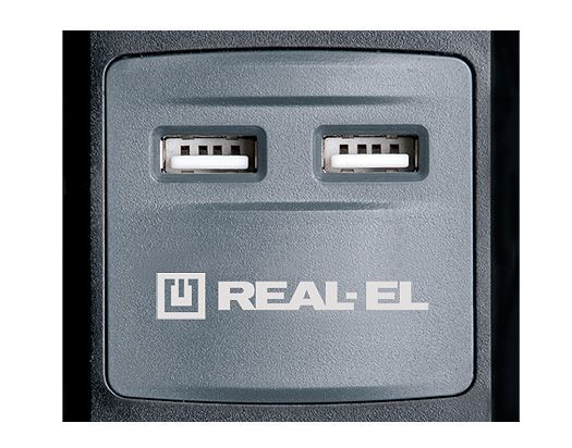 Фільтр живлення REAL-EL RS-3 USB Charge EL122500001 фото