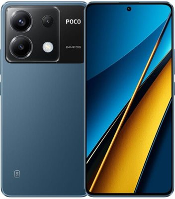 Смартфон Xiaomi Poco X6 5G 8/256GB Dual Sim Blue Poco X6 5G 8/256GB Blue фото