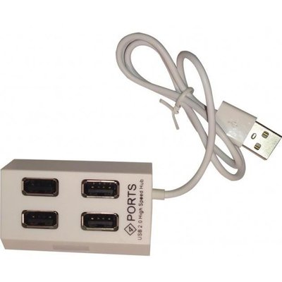 Концентратор USB 2.0 Atcom TD4004 4хUSB2.0 White (AT10724) AT10724 фото