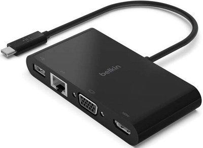 Док-станція Belkin USB-C Multimedia Adapter (AVC005BTBK) AVC005BTBK фото