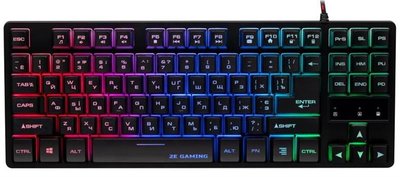 Клавіатура 2E Gaming KG290 LED Ukr Black (2E-KG290UB) 2E-KG290UB фото