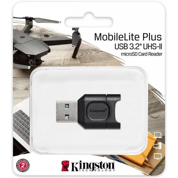Кардрідер USB3.2 MobileLite Plus microSD Black (MLPM) MLPM фото