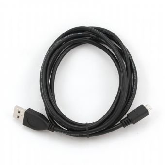 Кабель Cablexpert USB - micro USB V 2.0 (M/M), 1.8 м, чорний (CCP-mUSB2-AMBM-6) CCP-mUSB2-AMBM-6 фото
