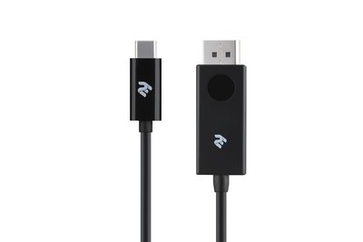 Кабель 2E Displayport - USB Type-C (M/M), 1 м, Black (2E-W1402) 2E-W1402 фото