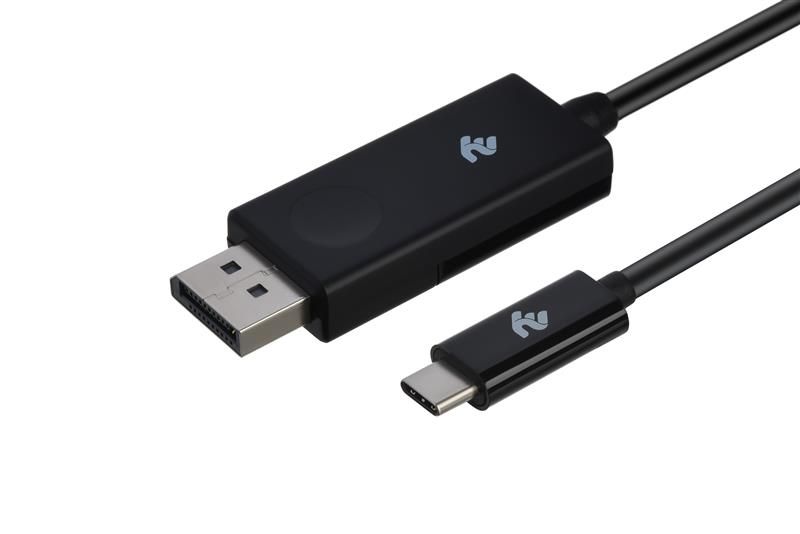Кабель 2E Displayport - USB Type-C (M/M), 1 м, Black (2E-W1402) 2E-W1402 фото