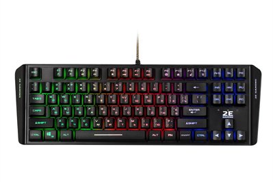 Клавіатура 2E Gaming KG355 LED Ukr Black (2E-KG355UBK) 2E-KG355UBK фото