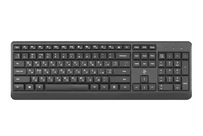 Клавіатура бездротова 2E KS220 WL Ukr Black (2E-KS220WB) 2E-KS220WB фото