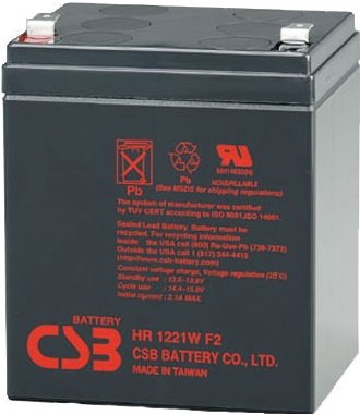 Акумуляторна батарея CSB 12V 5AH (HR1221W) AGM HR1221W фото