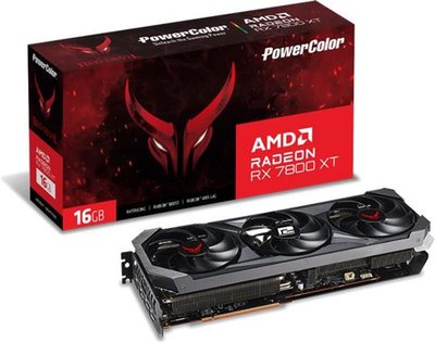 Відеокарта AMD Radeon RX 7800 XT 16GB GDDR6 Red Devil PowerColor (RX 7800 XT 16G-E/OC) RX 7800 XT 16G-E/OC фото