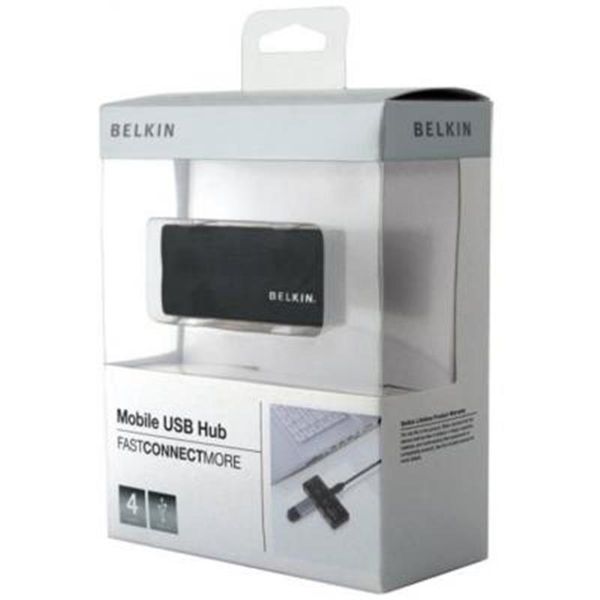 Концентратор USB2.0 Belkin Mobile Hub Black (F5U701cwBLK) 7хUSB2.0 + бж F5U701cwBLK фото