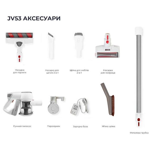 Пилосос Jimmy Wireless Vacuum Cleaner Silver (JV53S) JV53S фото