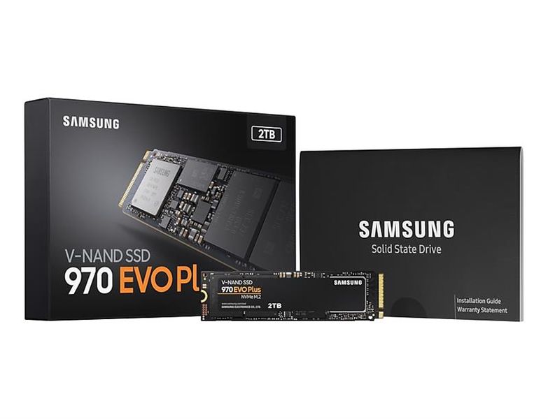 Накопичувач SSD 2 ТB Samsung 970 EVO Plus M.2 2280 PCIe 3.0 x4 V-NAND MLC (MZ-V7S2T0BW) MZ-V7S2T0BW фото