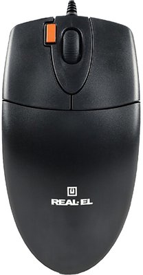 Миша REAL-EL RM-220 Black (EL123200026) EL123200026 фото