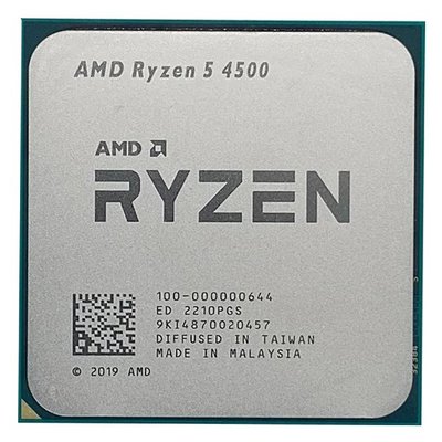 Процесор AMD Ryzen 5 4500 (3.6GHz 8MB 65W AM4) Tray (100-000000644) 100-000000644 фото