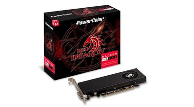 Відеокарта AMD Radeon RX 550 4GB GDDR5 Red Dragon LP PowerColor (AXRX 550 4GBD5-HLE) AXRX 550 4GBD5-HLE фото