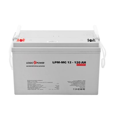 Акумуляторна батарея LogicPower 12V 120AH (LPM-MG 12 - 120 AH) AGM мультігель LP3876 фото
