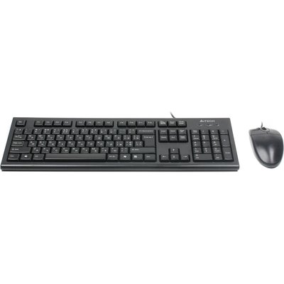 Комплект (клавіатура, мишка) A4Tech KR-8520 Black KR-8520D Black фото