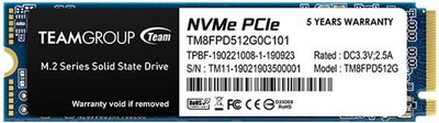 Накопичувач SSD 2TB Team MP33 Pro M.2 2280 PCIe 3.0 x4 3D TLC (TM8FPD002T0C101) TM8FPD002T0C101 фото