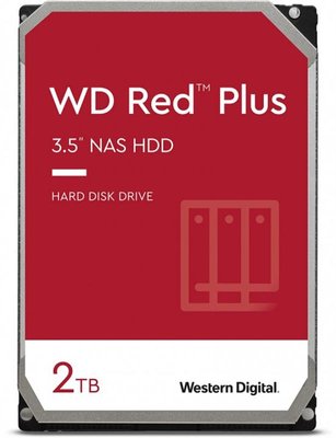 Накопичувач HDD SATA 2.0TB WD Red Plus 5400rpm 128MB (WD20EFZX) WD20EFZX фото