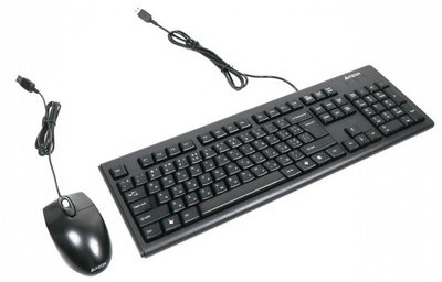 Комплект (клавіатура, мишка) A4Tech KRS-8372 Black USB KRS-8372 Black фото