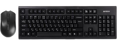Комплект (клавіатура, миша) бездротовий A4Tech 3000N Black USB 3000N (GK-85+G3-200N) фото