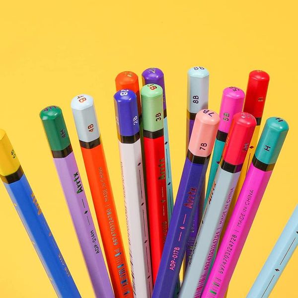 Набір професійних олівців Arrtx для малювання (AOP-0114A), 14 шт. (LC303571) LC303571 фото
