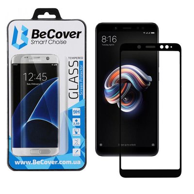 Захисне скло BeCover для Xiaomi Redmi Note 5 Black (702225) 702225 фото