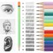 Набір олівців Arrtx для малювання HB (ADP-01HB), 14 шт (LC303595) LC303595 фото 3