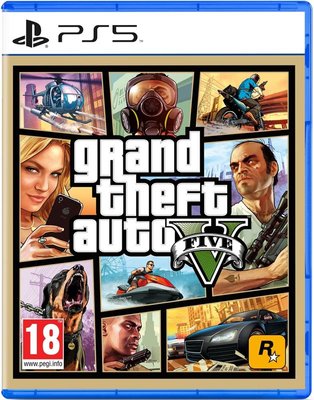 Гра Grand Theft Auto V для PlayStation 5, Russian Subtitles, Blu-Ray диск (5026555431842) 5026555431842 фото