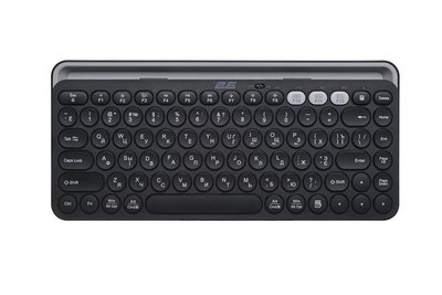 Клавіатура бездротова 2E KS250 WL BT Black (2E-KS250WBK_UA) 2E-KS250WBK_UA фото