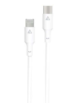 Кабель ACCLAB PwrX USB Type-C - Lightning (M/M), 30 W, 1.2 м, White (1283126559556) 1283126559556 фото