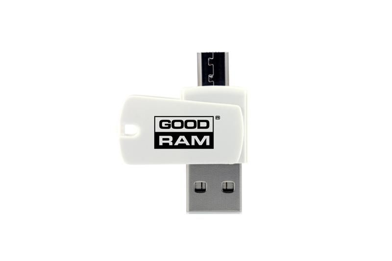 Кардрідер USB2.0 GOODRAM AO20 White (AO20-MW01R11) AO20-MW01R11 фото