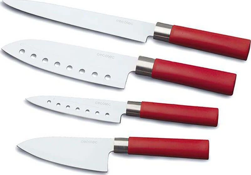 Набір ножів Cecotec 4 Santoku Ceramic-Coated Kit CCTC-01003 (8435484010030) CCTC-01003 фото
