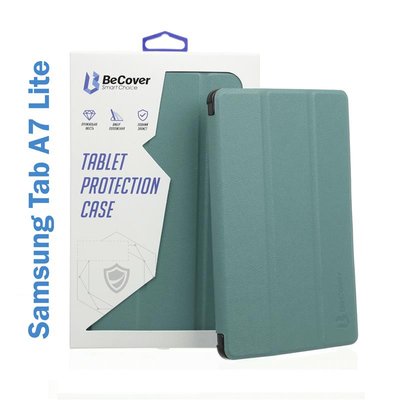Чохол-книжка BeCover Flexible TPU Mate для Samsung Galaxy Tab A7 Lite SM-T220/SM-T225 Dark Green (706478) 706478 фото