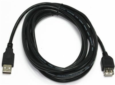 Кабель Cablexpert USB - USB V 2.0 (M/F), подовжувач, 1.8 м, чорний (CCP-USB2-AMAF-6) CCP-USB2-AMAF-6 фото